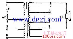 电视机音频输出变压器的作用和代换方法