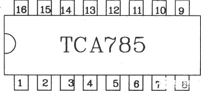 由TCA785可控硅移相触发器实现的三相全控桥触发电路